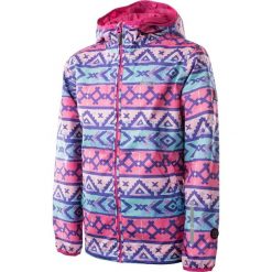 Kurtki chłopięce przeciwdeszczowe: BEJO Juniorska Kurtka RAINA JR AZTEC PRINT/BEETROOT PURPLE r. 140