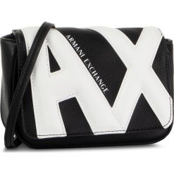 Torebka ARMANI EXCHANGE - 942565 9A064 42520 Black/White. Czarne listonoszki damskie Armani Exchange, na co dzień, bez wzorów, ze skóry ekologicznej, eleganckie, bez dodatków. Za 469,00 zł.