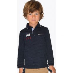 Mayoral - Longsleeve dziecięcy 92 - 134 cm. Niebieskie t-shirty chłopięce Mayoral, bez wzorów, z elastanu, z krótkim rękawem. W wyprzedaży za 79,90 zł.