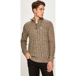 Jack & Jones - Sweter. Szare swetry męskie Jack & Jones, m, bez wzorów, z poliesteru, bez kołnierzyka, bez kaptura. W wyprzedaży za 179,90 zł.