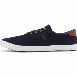 Tom Tailor tenisówki męskie 8081303 43 ciemnoniebieskie. Niebieskie trampki męskie Tom Tailor, bez wzorów, na sznurówki. Za 219,00 zł.