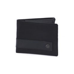 Portfele Piquadro PORTAFOGLIO NERO UOMO. Czarne portfele męskie Piquadro, bez wzorów. Za 414,44 zł.