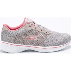 Skechers - Buty. Szare buty sportowe damskie Skechers, z materiału. W wyprzedaży za 219,90 zł.