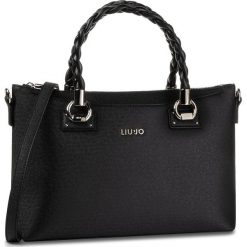 Torebka LIU JO - M Satchel N69169 E0087 Nero 22222. Czarne torebki klasyczne damskie Liu Jo, bez wzorów, ze skóry, klasyczne, bez dodatków. Za 649,00 zł.