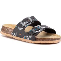 Klapki SUPERFIT - 8-00111-07 S Stone Multi. Pomarańczowe sandały chłopięce Superfit, ze skóry ekologicznej, bez zapięcia. Za 119,00 zł.