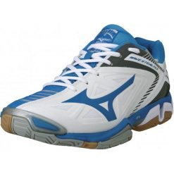 Buty sportowe damskie: Mizuno Buty Halowe Wave Stealth 3 W White/Silver/Divablue 4,5 (37,0)