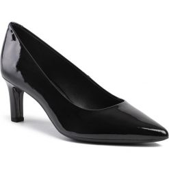 Półbuty GEOX - D Bibbiana F D829CF 00066 C9999 Black. Czarne czółenka damskie Geox, bez wzorów, ze skóry, bez obcasa, na obcasie. W wyprzedaży za 259,00 zł.