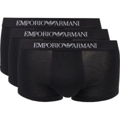 Emporio Armani 3-pack Bokserki Czarny. Czarne bokserki męskie Emporio Armani, bez wzorów, z bawełny. Za 175,95 zł.