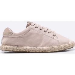 S. Oliver - Espadryle. Różowe espadryle damskie S.Oliver, bez wzorów, z materiału, bez obcasa, na obcasie. W wyprzedaży za 99,90 zł.