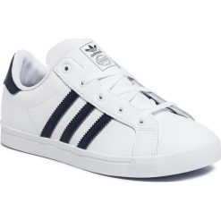 Buty adidas - Coast Star C EE7484 Ftwwht/Conavy/Ftwwht. Białe półbuty dziewczęce Adidas, na sznurówki. W wyprzedaży za 149,00 zł.