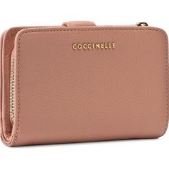 Portfele damskie: Duży Portfel Damski COCCINELLE – AW5 Metallic Soft E2 AW5 11 67 01 Rose 023