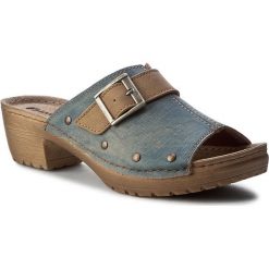 Chodaki damskie: Klapki INBLU - BL06JD05 Jeansowy