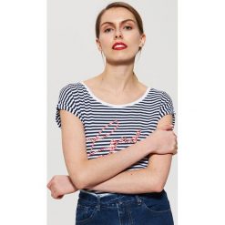 T-shirt z napisem - Wielobarwn. Szare t-shirty męskie marki House, s, z napisami. Za 39,99 zł.