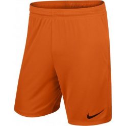 Nike Spodenki Park II M 725887-815 pomarańczowe r. XXL. Brązowe spodenki sportowe męskie marki Nike, sportowe. Za 54,88 zł.