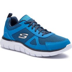 Buty SKECHERS - Bucolo 52630/BLLM Blue/Lime. Niebieskie buty sportowe męskie Skechers, ze skóry, bez zapięcia, na fitness i siłownię. Za 219,99 zł.