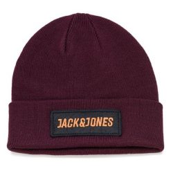 Jack&Jones Męska Czapka Z Beanie Jacbadge Knit Beanie Port Royale. Brązowe czapki męskie marki Jack&Jones, bez wzorów, z materiału. W wyprzedaży za 40,00 zł.
