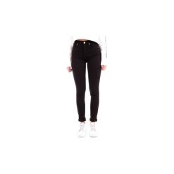 Jeansy slim fit Silvian Heach PGP19695JE. Czarne jeansy damskie Silvian Heach, bez wzorów, z jeansu. Za 288,76 zł.