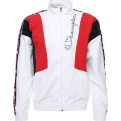 Kurtki sportowe męskie: Champion Reverse Weave FULL ZIP TOP Kurtka sportowa white/red