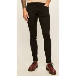 Diesel - Jeansy Sleenker. Czarne jeansy męskie Diesel, bez wzorów. Za 649,90 zł.