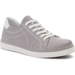 Sneakersy LASOCKI - WI23-DELTA-01 Grey. Szare półbuty damskie Lasocki, ze skóry. Za 159,99 zł.
