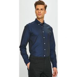 Tommy Hilfiger - Koszula. Czarne koszule męskie TOMMY HILFIGER, l, z bawełny, button down, z długim rękawem. Za 399,90 zł.
