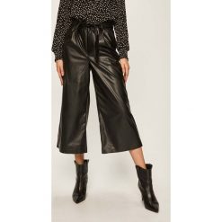 Vero Moda - Spodnie. Czarne spodnie damskie Vero Moda, s, z haftami, z poliesteru. W wyprzedaży za 99,90 zł.