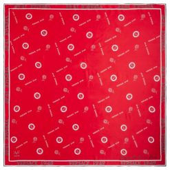 Chusty damskie: Versace 19.69 Chusta Damska Empire 1969, Czerwony