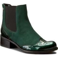 Buty zimowe damskie: Sztyblety MACCIONI - 138 Zielony