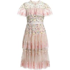 Sukienki hiszpanki: Needle & Thread TIERED ANGLAIS Sukienka koktajlowa petal pink
