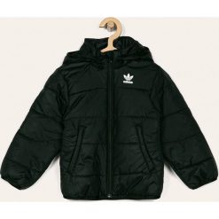 Adidas Originals - Kurtka dziecięca 104-128 cm. Czarne kurtki dziewczęce z poliesteru, krótkie. W wyprzedaży za 159,90 zł.