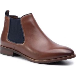 Sztyblety CAPRICE - 9-25327-23 Cognac/Ocean 387. Pomarańczowe kozaki damskie Caprice, ze skóry ekologicznej, bez obcasa, na obcasie, bez zapięcia. Za 349,00 zł.