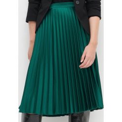 Plisowana spódnica - Khaki. Brązowe spódniczki damskie Reserved, bez wzorów. Za 119,99 zł.