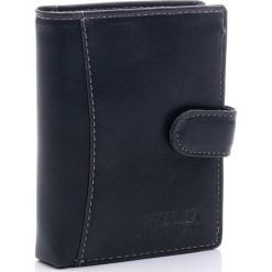 Portfel męski Wild Skórzany czarny. Czarne portfele męskie marki Wild, ze skóry. Za 49,90 zł.