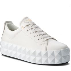 Sneakersy damskie: Sneakersy EMPORIO ARMANI – X3X059 XF258 00001 Off White