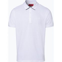 HUGO - Męska koszulka polo – Dyler, czarny. Czarne koszulki polo męskie marki HUGO, m, w kolorowe wzory. Za 279,95 zł.