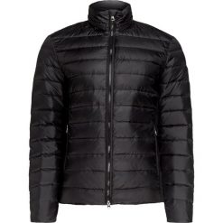 Kurtka EA7 EMPORIO ARMANI. Czarne płaszcze męskie EA7 Emporio Armani, bez wzorów, z puchu, bez kaptura. W wyprzedaży za 924,00 zł.
