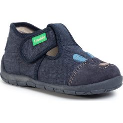 Kapcie FRODDO - G1700245-1 S Dark Blue. Niebieskie sandały chłopięce Froddo, ze skóry. Za 149,00 zł.