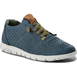 Półbuty SLOW WALK - Morvi 10538 Nubuck Navy. Niebieskie półbuty skórzane męskie Slow Walk. W wyprzedaży za 249,00 zł.