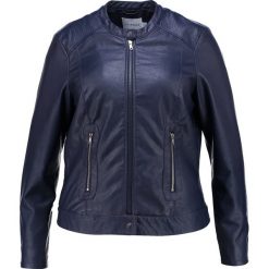 Bomberki damskie: Junarose JRVAVA SHORT Kurtka ze skóry ekologicznej navy blazer