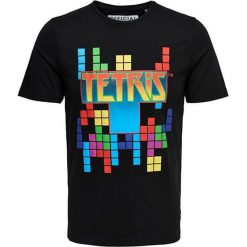 ONLY&SONS T-shirt męski Luke Tetris Fitted Ss Tee Black (rozmiar M). Czarne koszulki męskie Only&Sons, m, bez wzorów, bez kołnierzyka. W wyprzedaży za 61,00 zł.