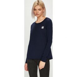 G-Star Raw - Bluzka. Niebieskie bluzki damskie G-Star RAW, s, bez wzorów, z bawełny, retro, z okrągłym kołnierzem, bez rękawów. W wyprzedaży za 99,90 zł.