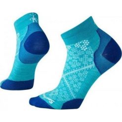 Skarpetki Smartwool PhD Run Ultra Light SW195-810 - niebieski. Niebieskie skarpetki damskie Smartwool. Za 77,99 zł.