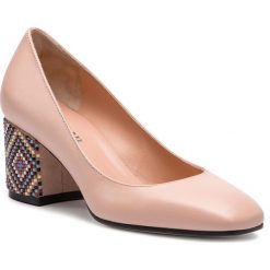 Półbuty POLLINI - SA10366C17TD260A Vit Nude/Nude. Brązowe półbuty damskie marki Pollini, bez wzorów, ze skóry, bez obcasa, na obcasie, bez zapięcia. Za 1349,00 zł.