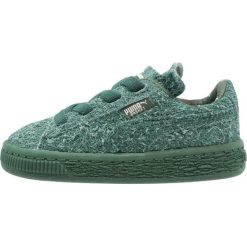 Puma X TC BASKET FURRY INF Tenisówki i Trampki dark green/birch. Zielone tenisówki męskie Puma, z materiału. W wyprzedaży za 239,20 zł.