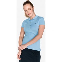 Tommy Hilfiger New Chiara Polo Koszulka Niebieski. Niebieskie koszulki damskie TOMMY HILFIGER, s, bez wzorów, z elastanu, polo, bez rękawów. Za 290,95 zł.