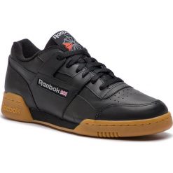 Buty Reebok - Workout Plus CN2127 Black/Carbon/Red/Royal. Czarne buty sportowe męskie Reebok, na co dzień, bez wzorów, ze skóry, eleganckie, bez zapięcia. W wyprzedaży za 259,00 zł.
