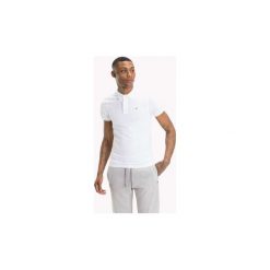 Koszulki polo z krótkim rękawem Tommy Jeans DM0DM04266 FINE PIQUET. Szare koszulki męskie Tommy Jeans, xl, bez wzorów, z jeansu, z krótkim rękawem. Za 197,17 zł.