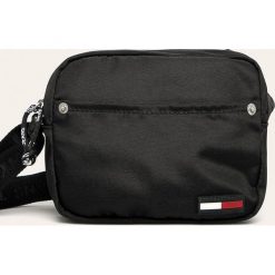 Tommy Jeans - Nerka. Czarne nerki damskie Tommy Jeans, w paski, z poliesteru, bez dodatków. Za 229,90 zł.