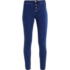Lost Ink MID RISE Jeans Skinny Fit dark denim. Niebieskie rurki damskie marki Lost Ink. Za 149,00 zł.