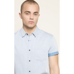 Medicine - Koszula Blue Lagoon. Niebieskie koszule męskie na spinki marki MEDICINE, m, z bawełny, z klasycznym kołnierzykiem, z krótkim rękawem. W wyprzedaży za 59,90 zł.